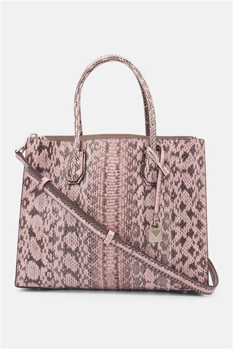 michael kors mercer grommet large tote|mercer large snakeskin tote bag.